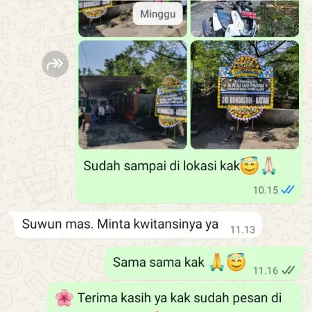 Pengiriman Papan Bunga Duka Lagoa
